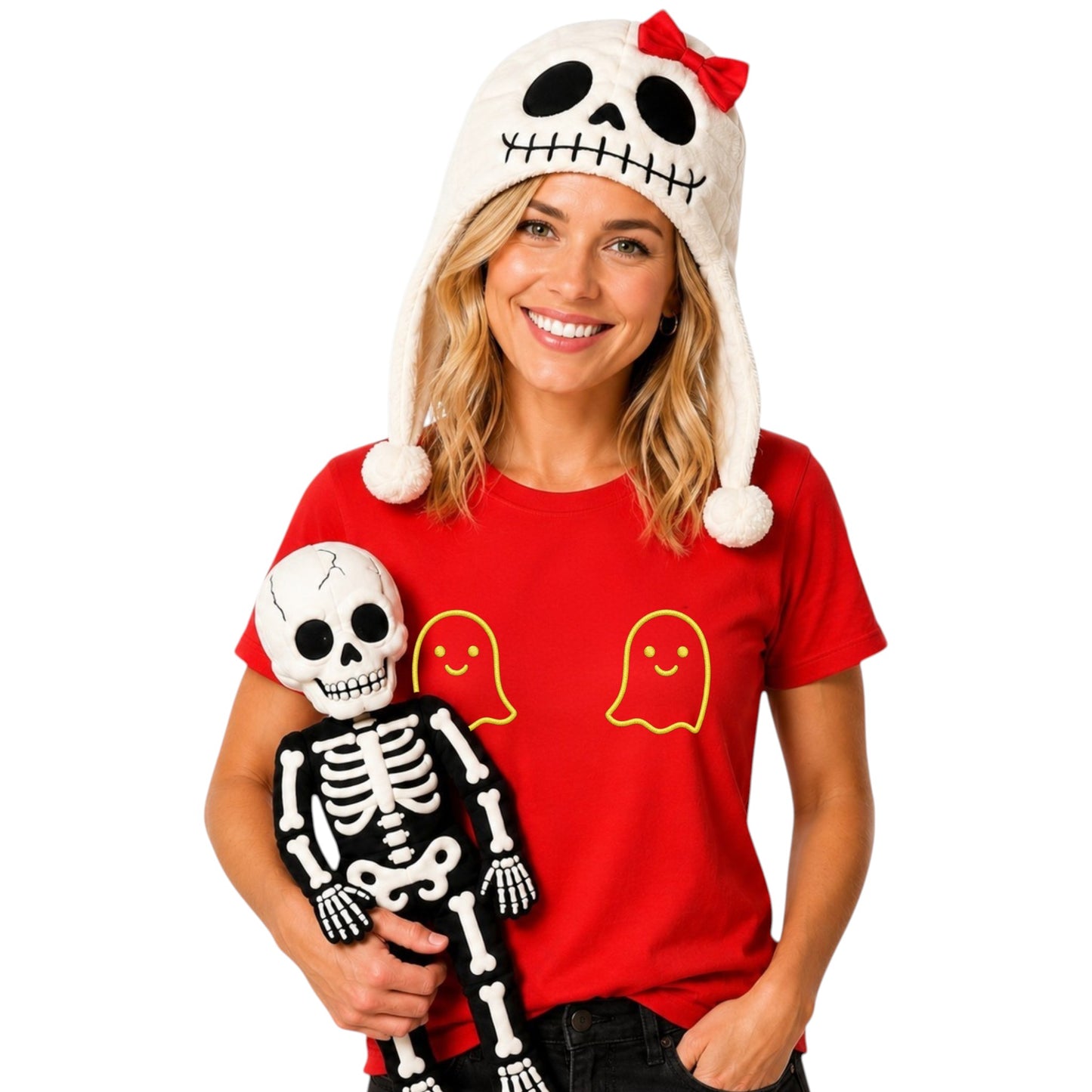 Cute Ghost B00BIE Women Tshirt Available in 5 colours