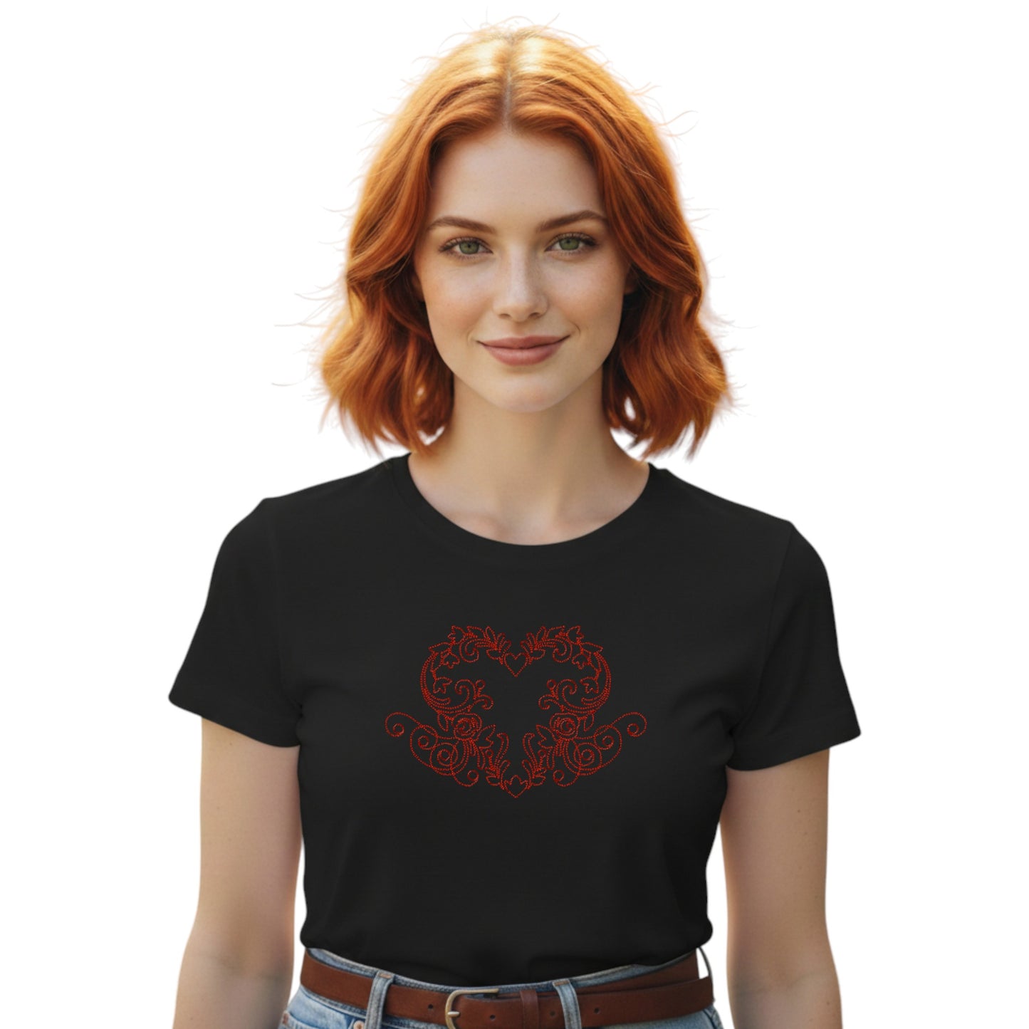 Floral Heart Tshirt