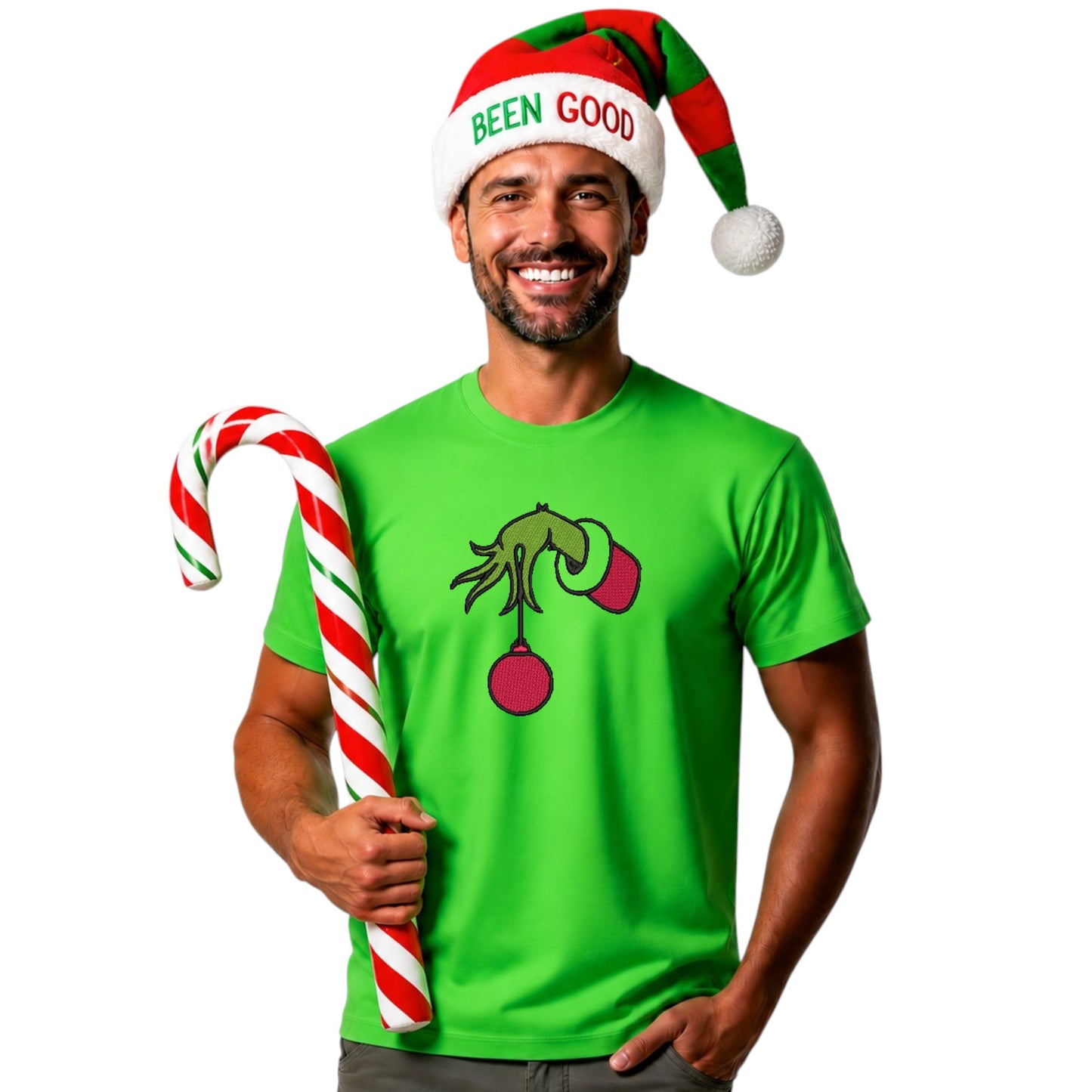 Grinchy Hand festive Tshirt