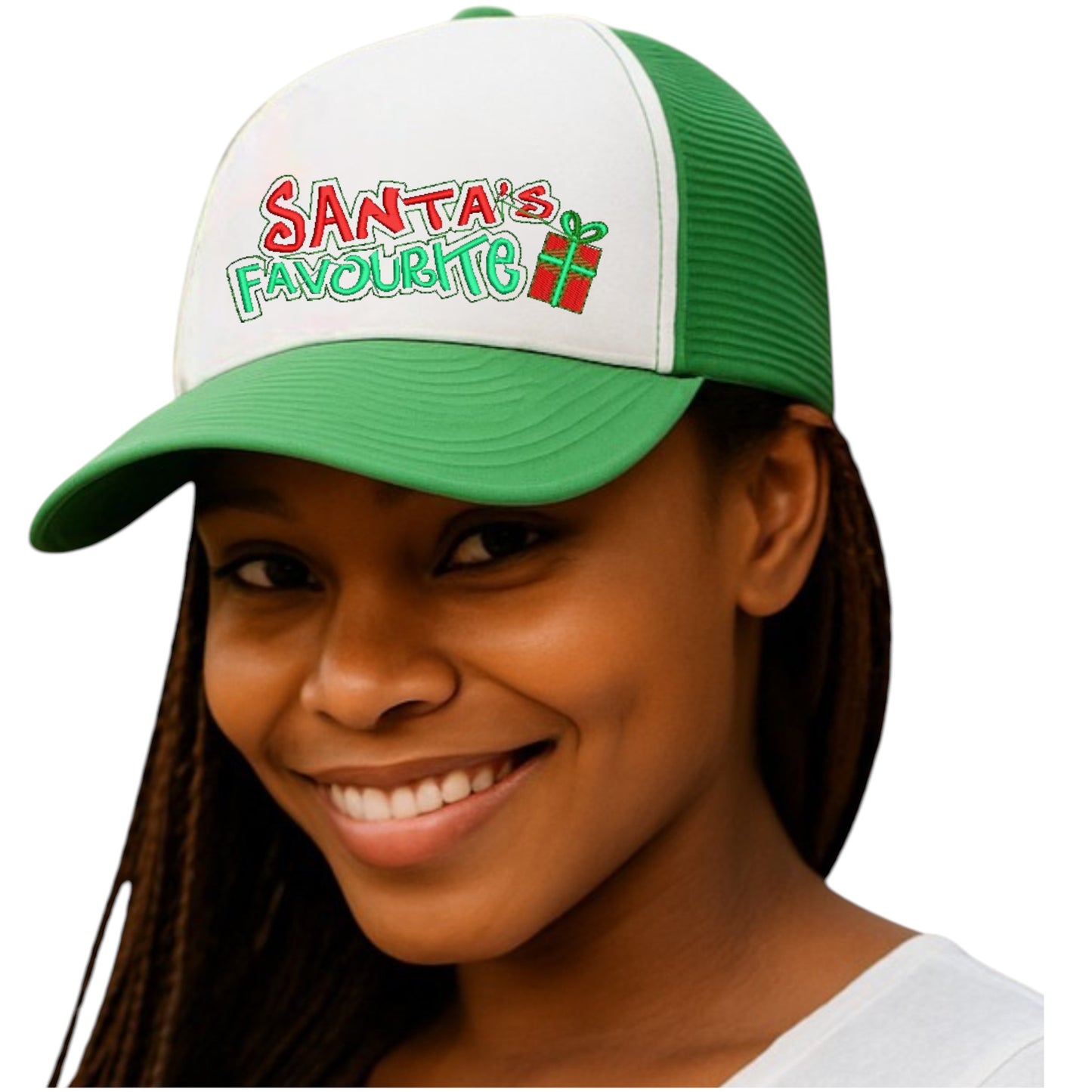 Santa's Favourite Cap available in 3 colours