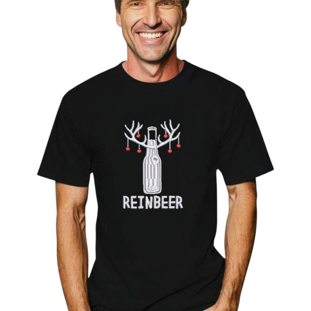 Reinbeer Funny festive Tshirt
