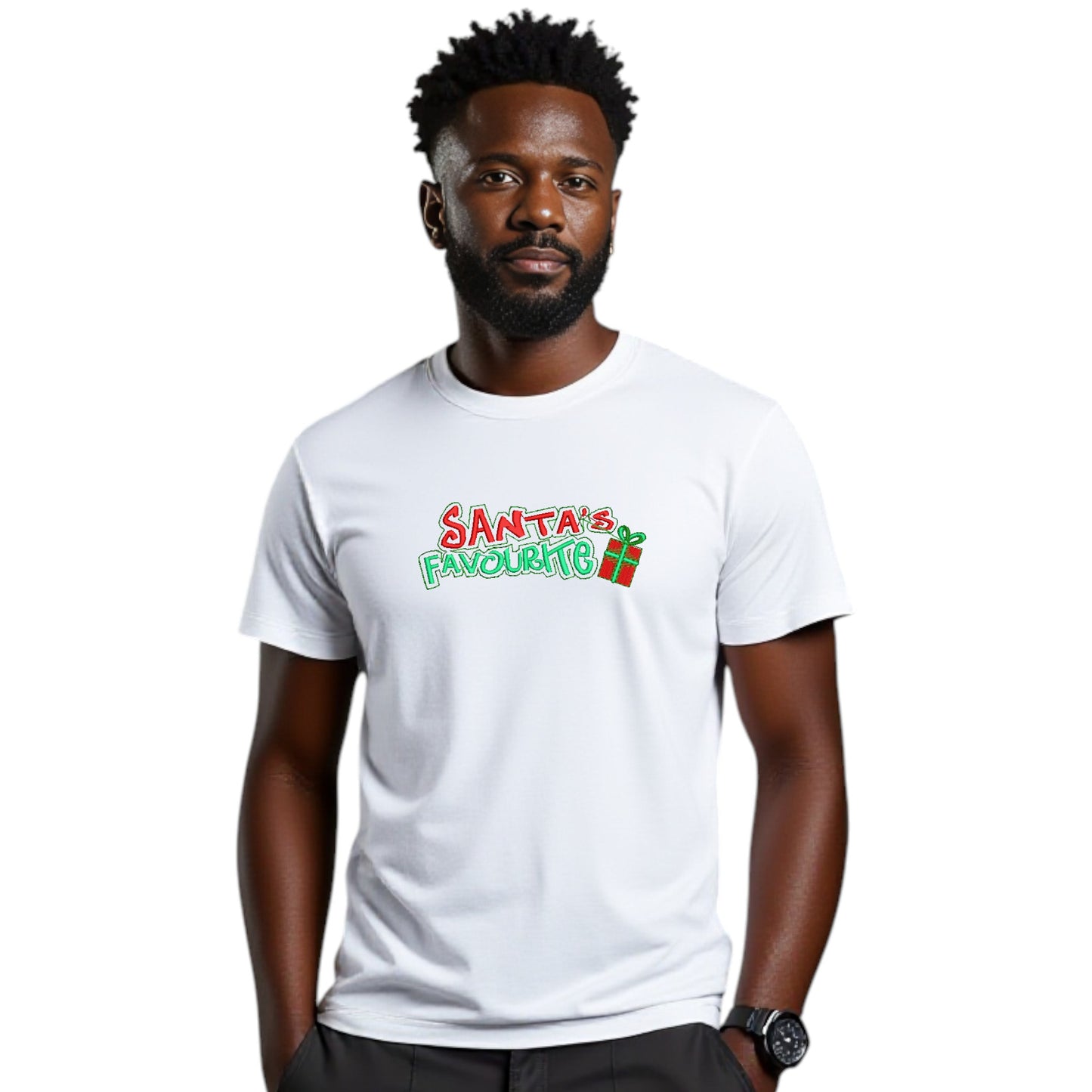 SANTA'S favourite funny festive Tshirt