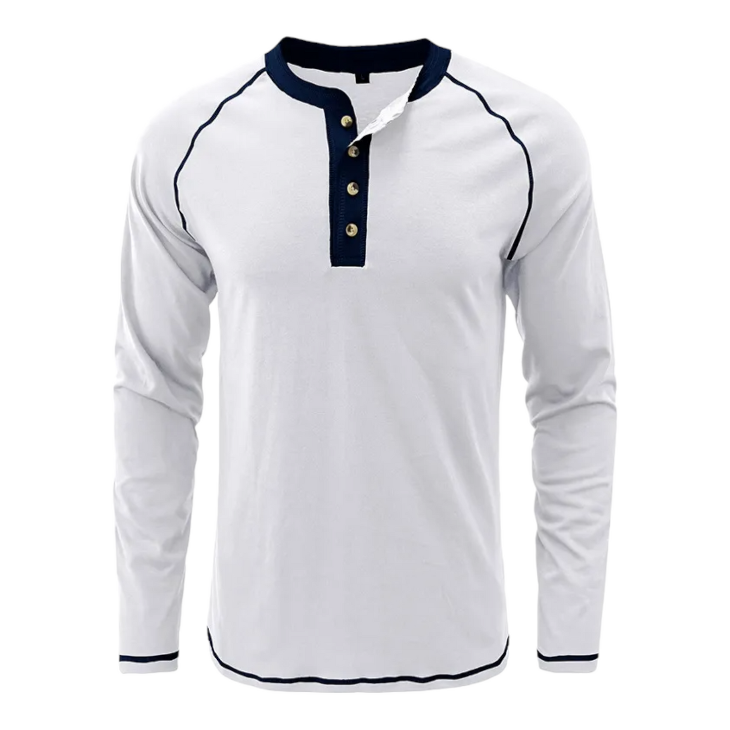 Long Sleeve Tshirt with Trendy Two Tone Detailing, Available in 6 colours