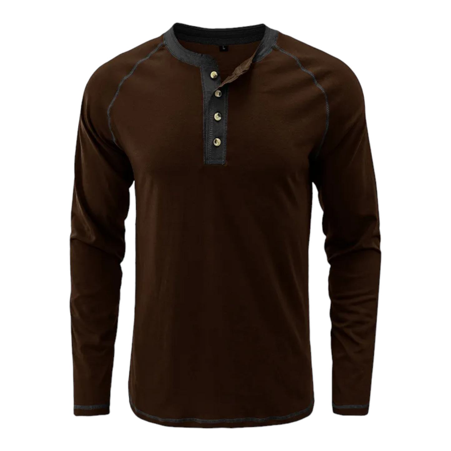 Long Sleeve Tshirt with Trendy Two Tone Detailing, Available in 6 colours