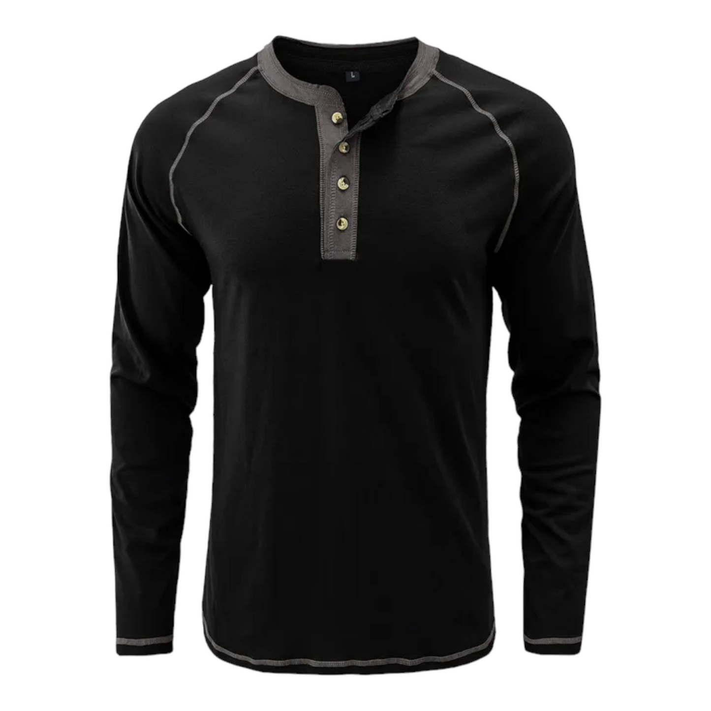 Long Sleeve Tshirt with Trendy Two Tone Detailing, Available in 6 colours
