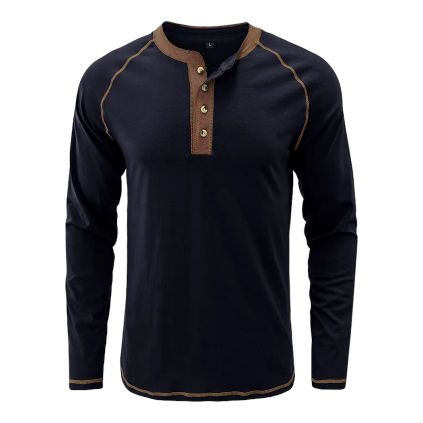 Long Sleeve Tshirt with Trendy Two Tone Detailing, Available in 6 colours