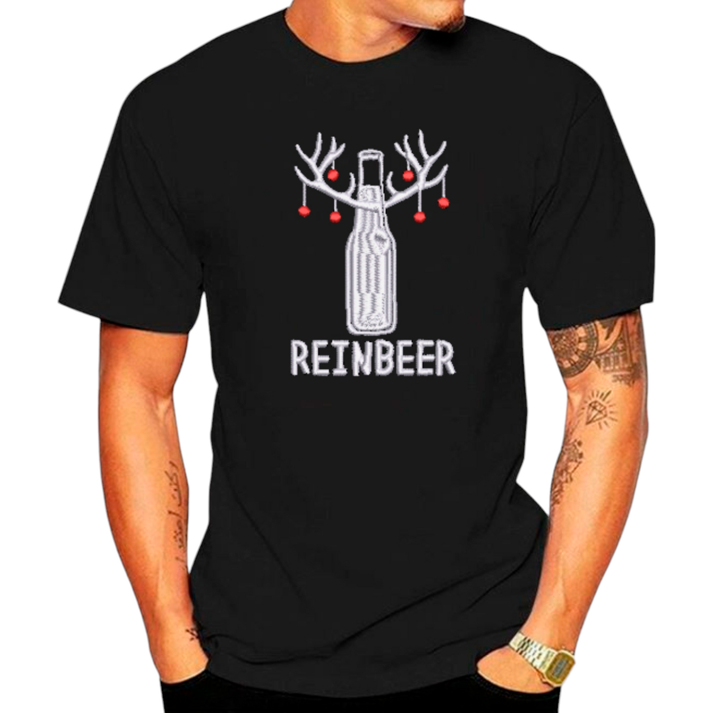 Reinbeer Funny festive Tshirt