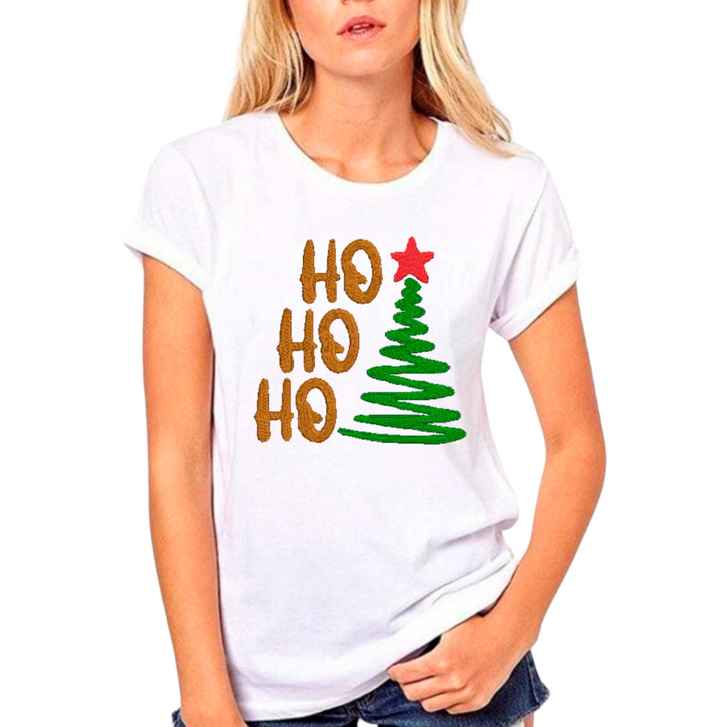 Ho Ho Ho Christmas Festive Tshirt