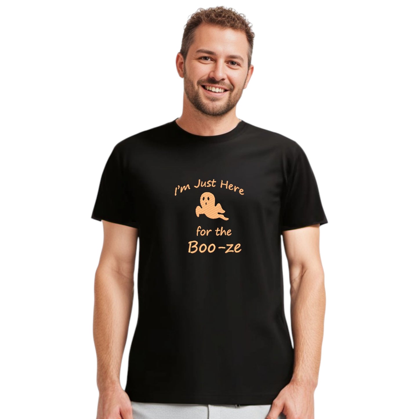 I am just here for the Boo-ze Funny Halloween Tshirt