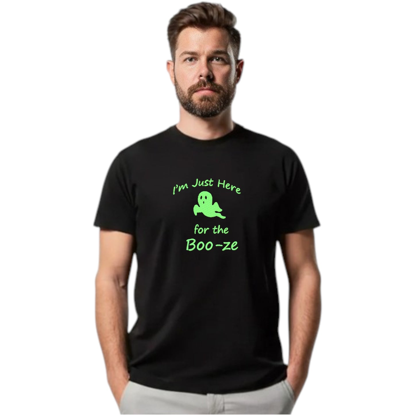 I am just here for the Boo-ze Funny Halloween Tshirt