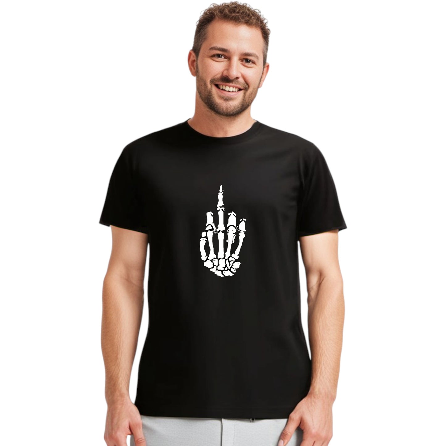 Skeleton Hand Funny Tshirt