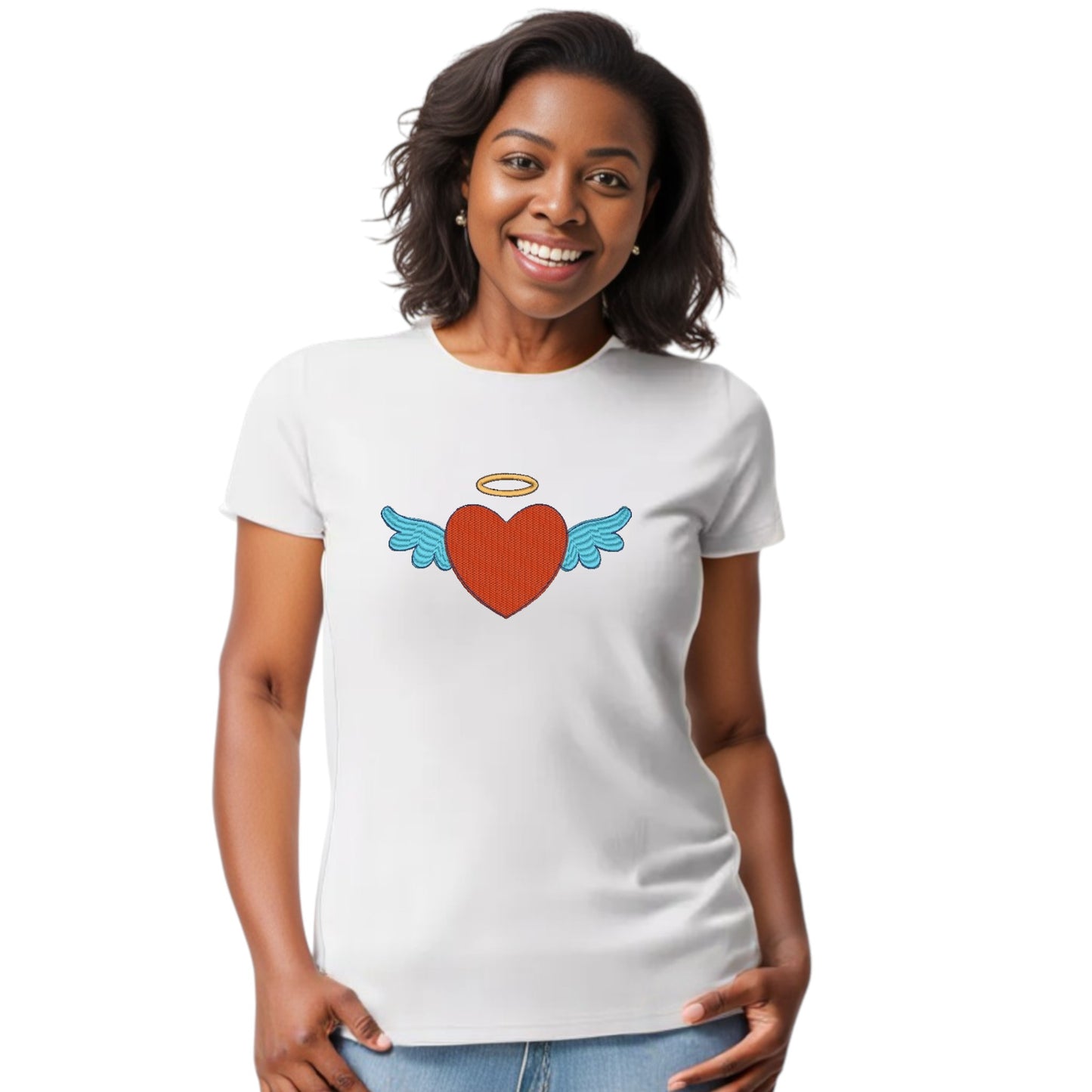 Angel Heart Tshirt Available in 5 Colours