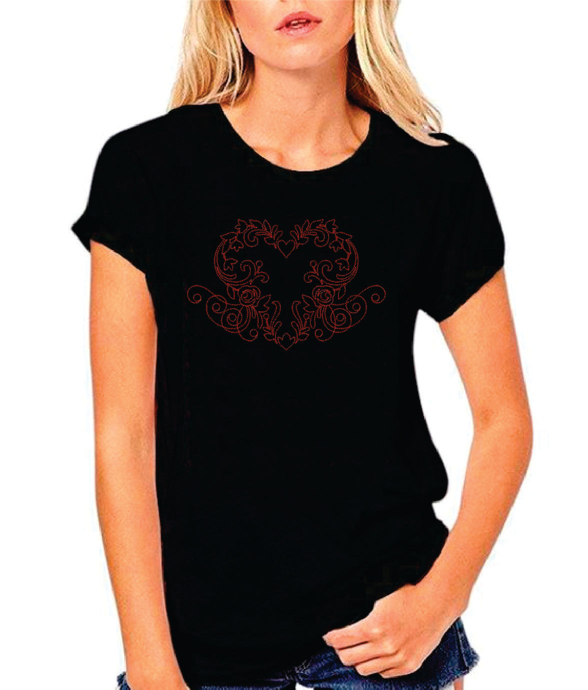 Floral Heart Tshirt