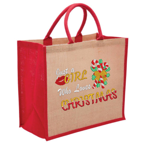 Candy Canes Christmas Tote Bag, Available in 3 Colours