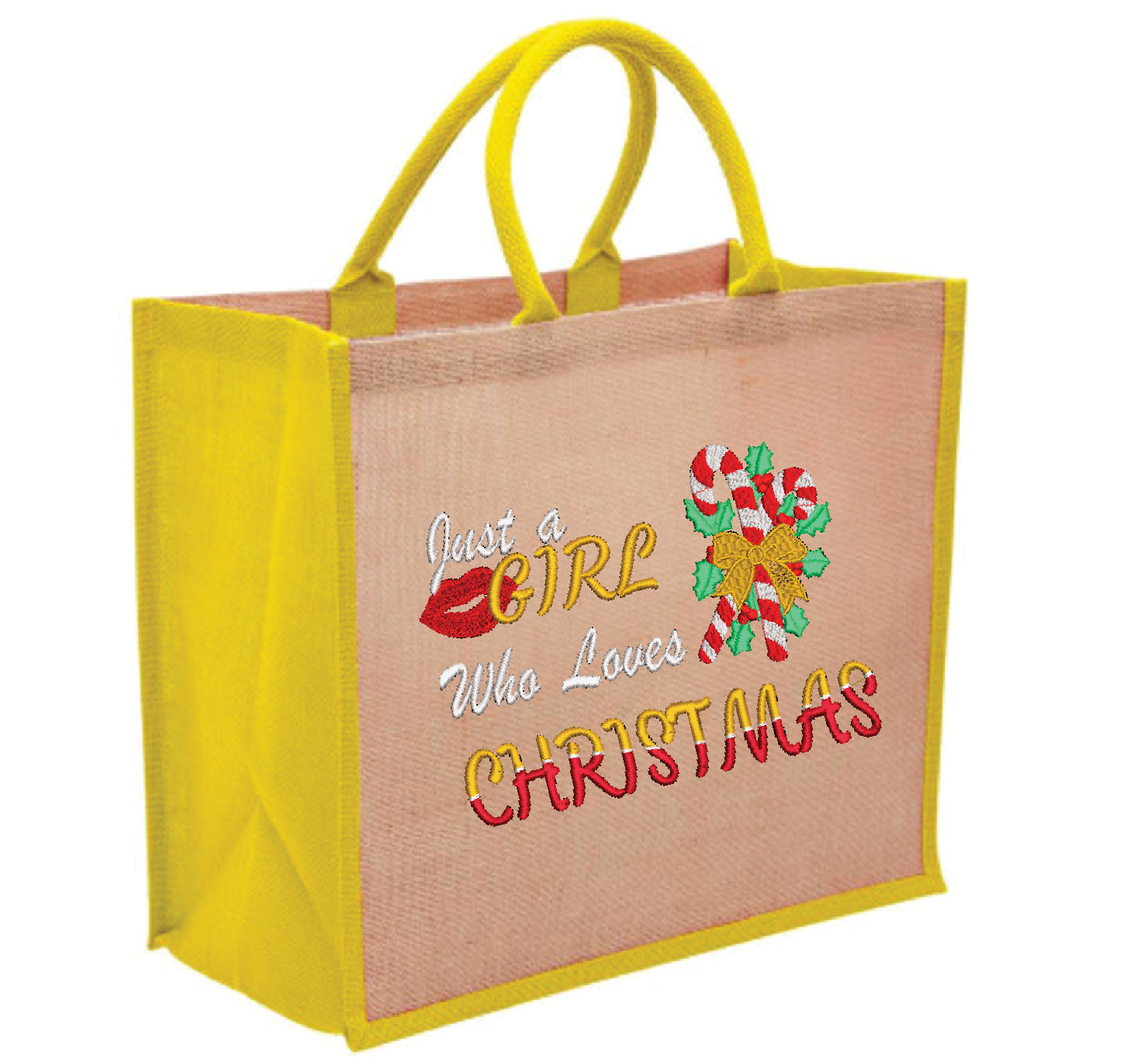 Candy Canes Christmas Tote Bag, Available in 3 Colours