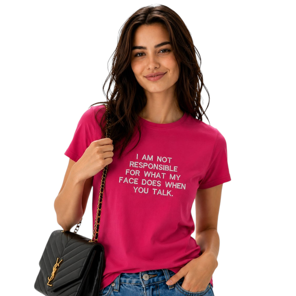 I am not responsible for what my face does funny tshirt