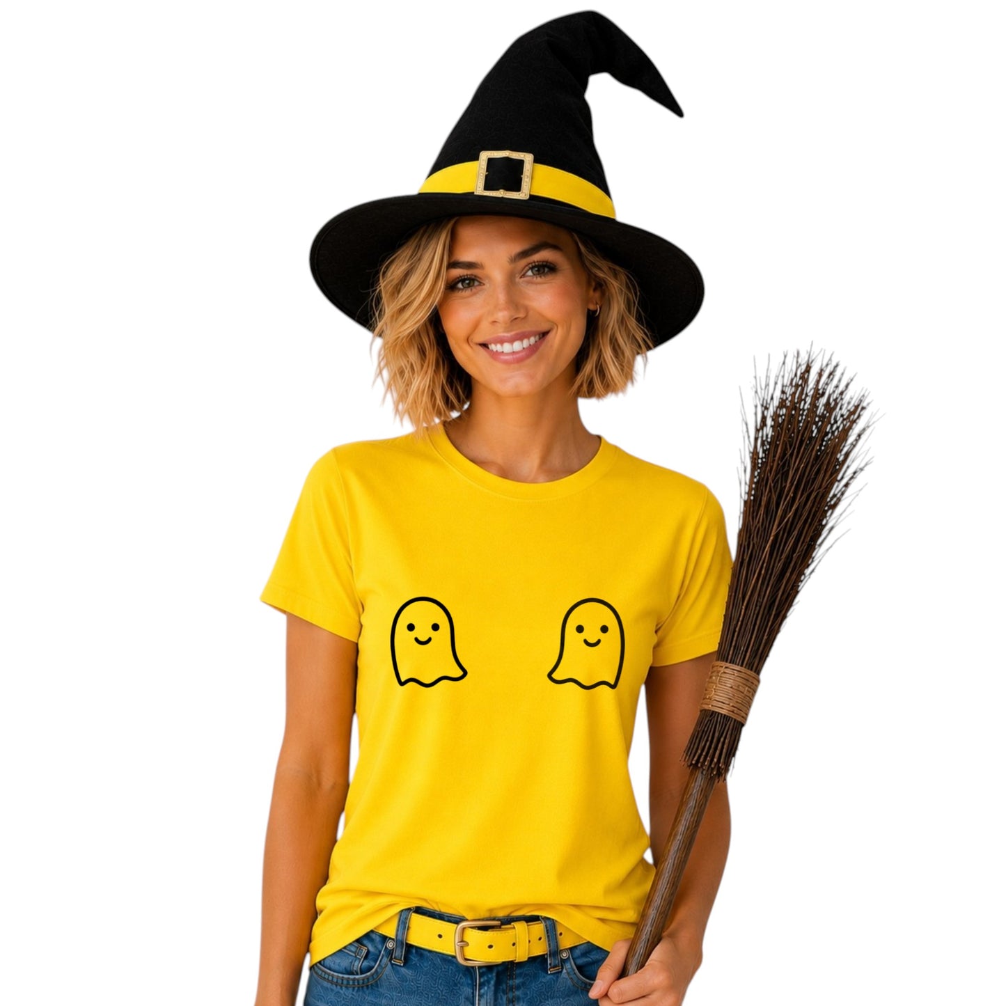 Cute Ghost B00BIE Women Tshirt Available in 5 colours