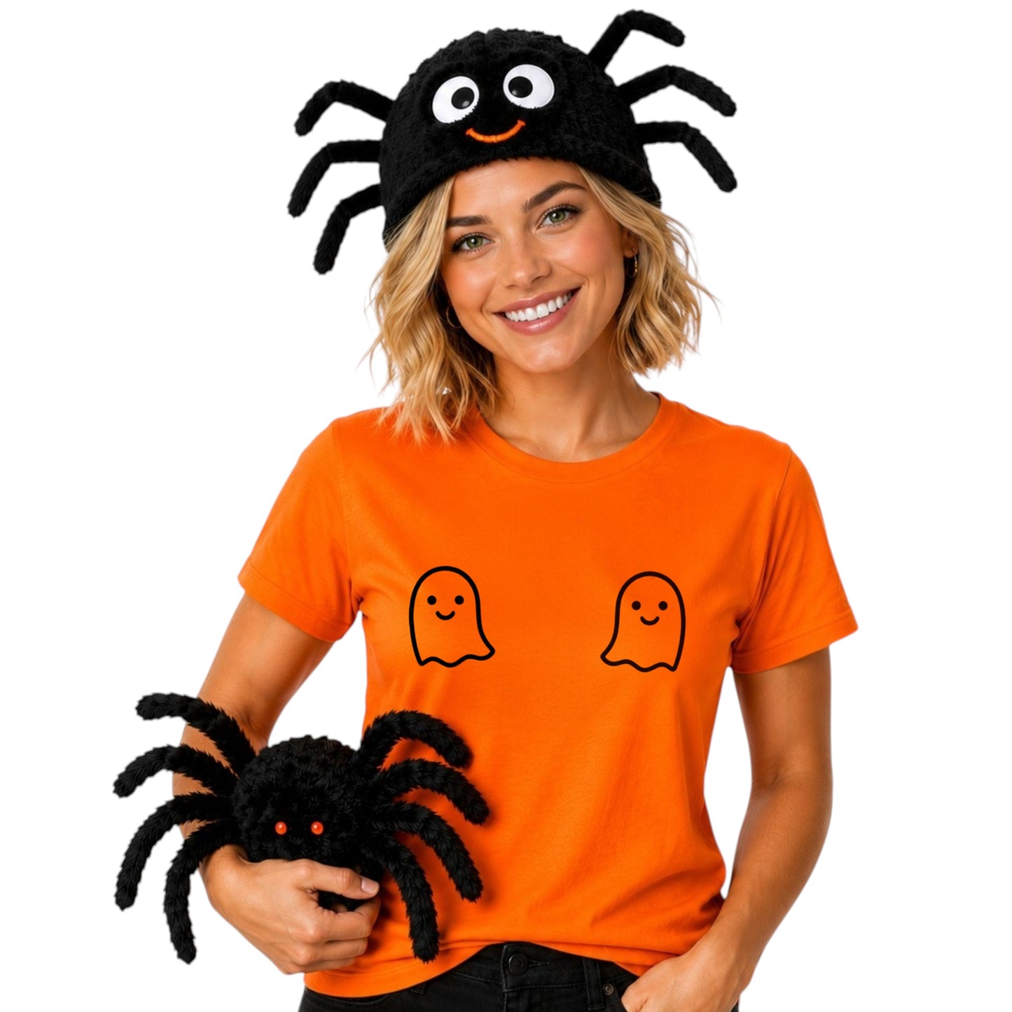 Cute Ghost B00BIE Women Tshirt Available in 5 colours