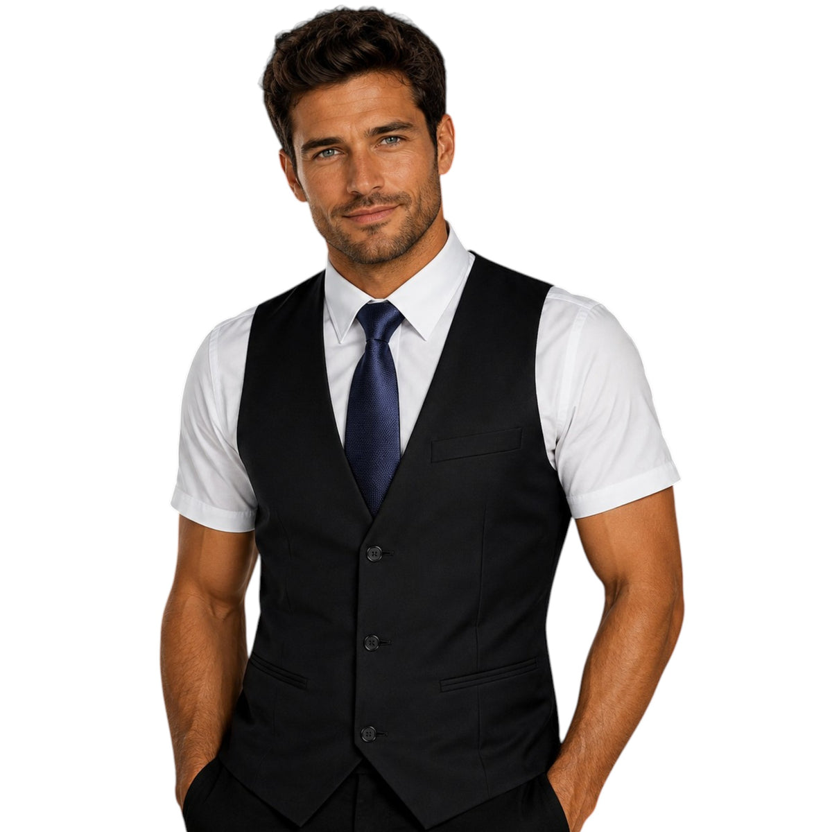 Fake Waistcoat and Tie Funny Tshirt