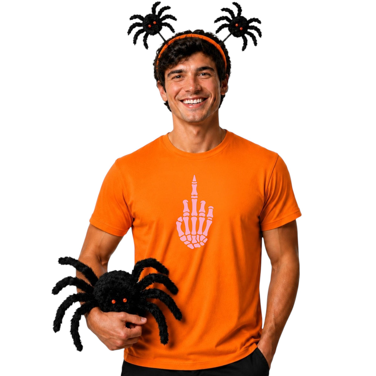 Glow in the Dark Skeleton Hand Tee
