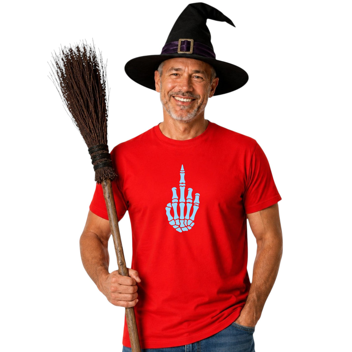 Glow in the Dark Skeleton Hand Tee