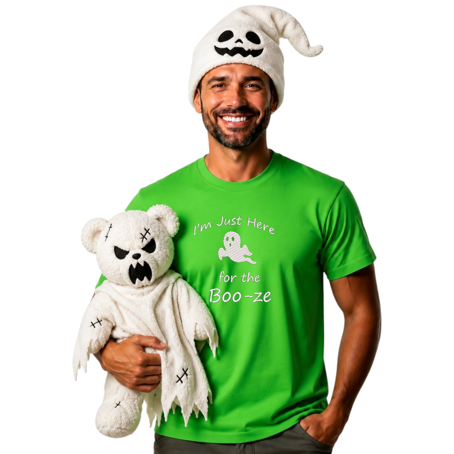 I am just here for the Boo-ze Funny Halloween Tshirt
