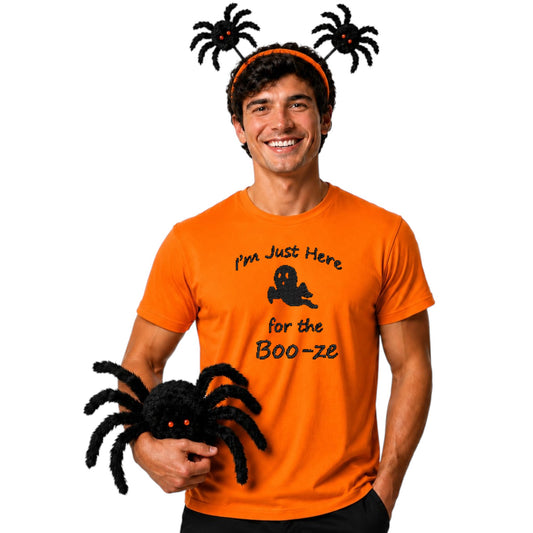 I am just here for the Boo-ze Funny Halloween Tshirt