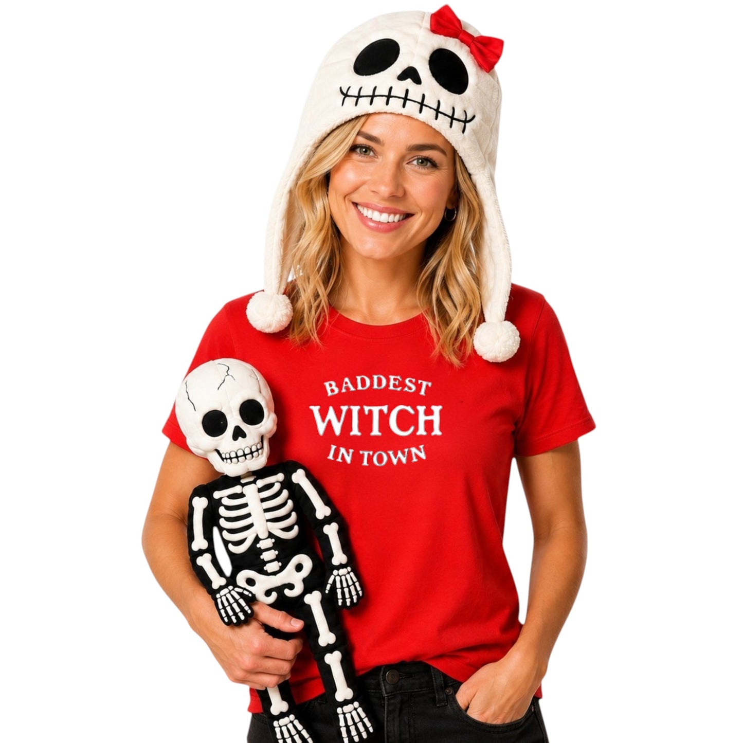 Baddest Witch in Town Glow in the Dark Tshirt