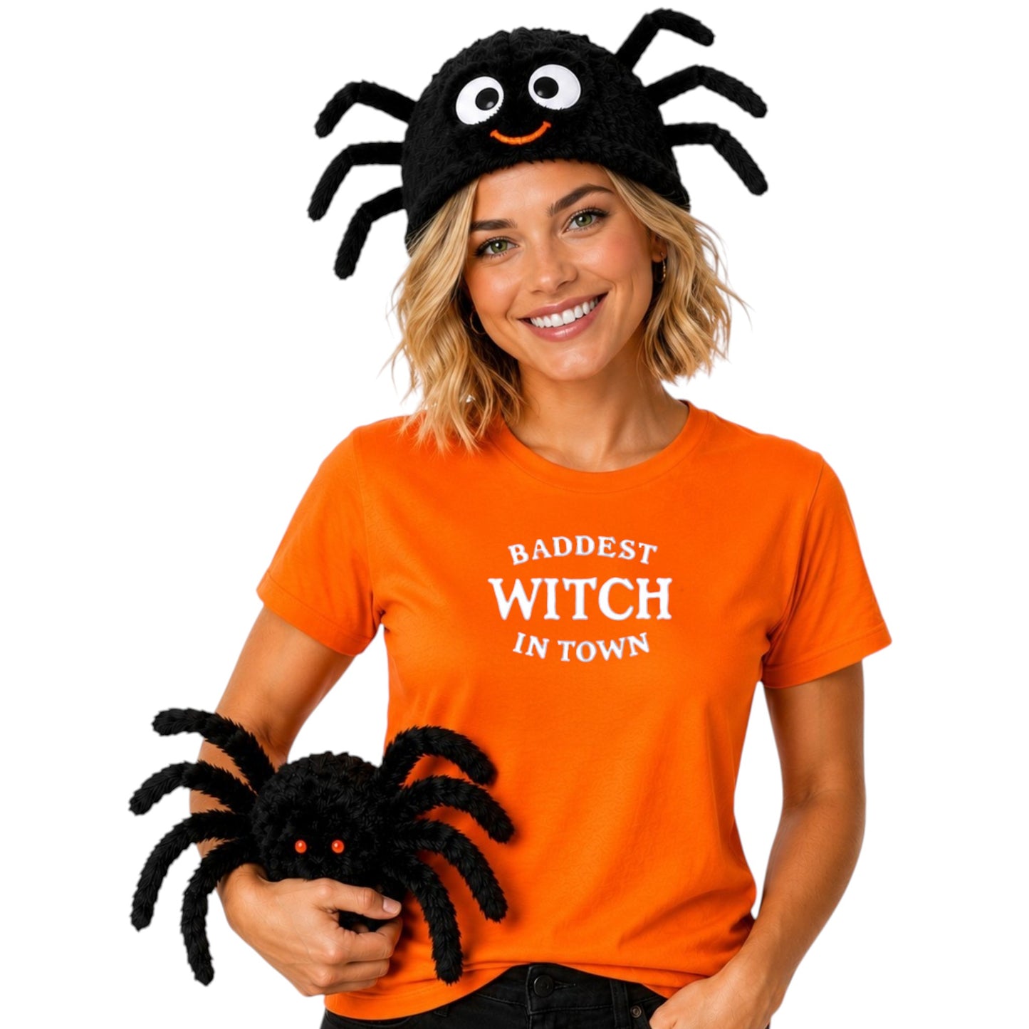 Baddest Witch in Town Glow in the Dark Tshirt
