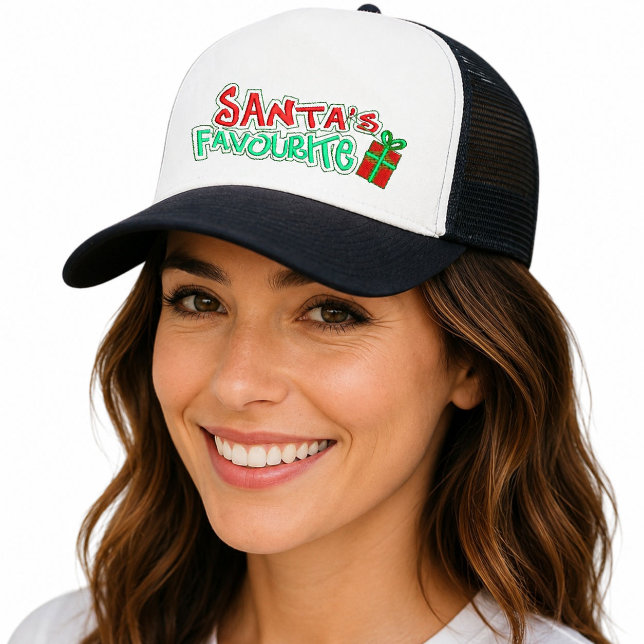 Santa's Favourite Cap available in 3 colours