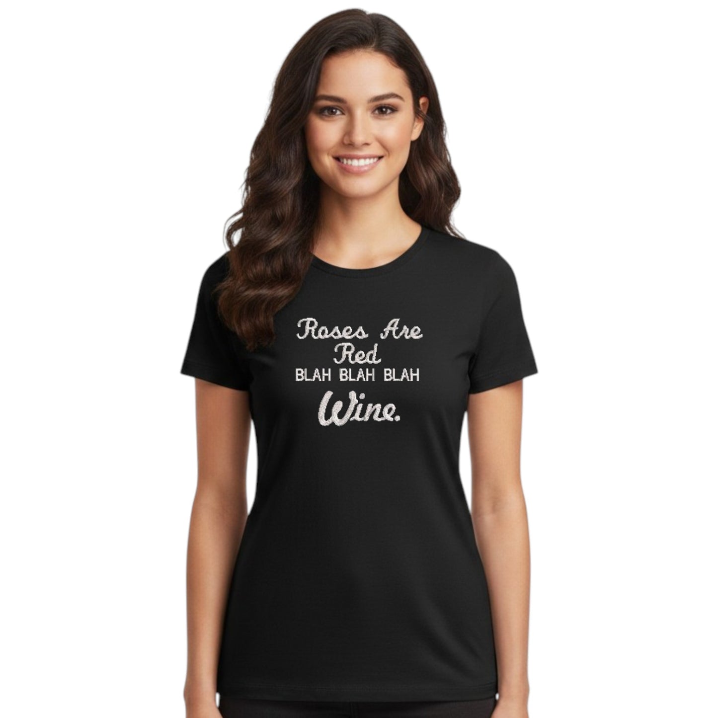 Rose are red blah blah Wine Tshirt