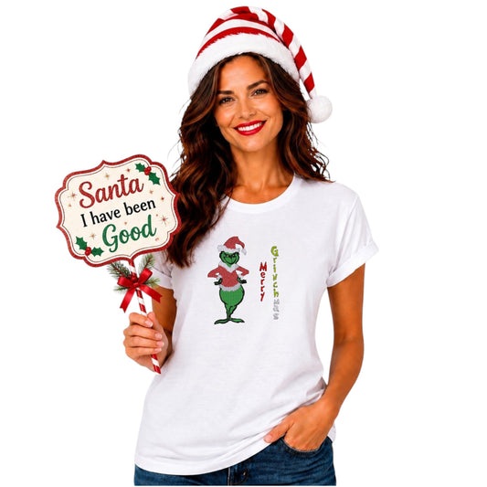 Merry Grinchmas Tshirt available in 5 Colours