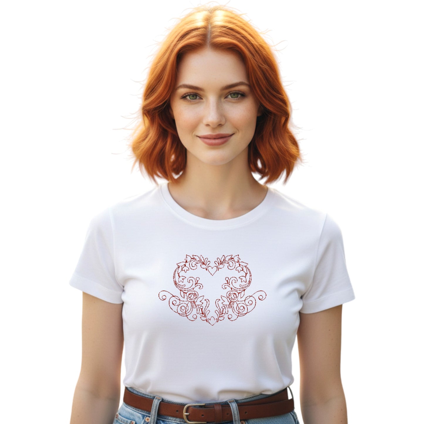 Floral Heart Tshirt