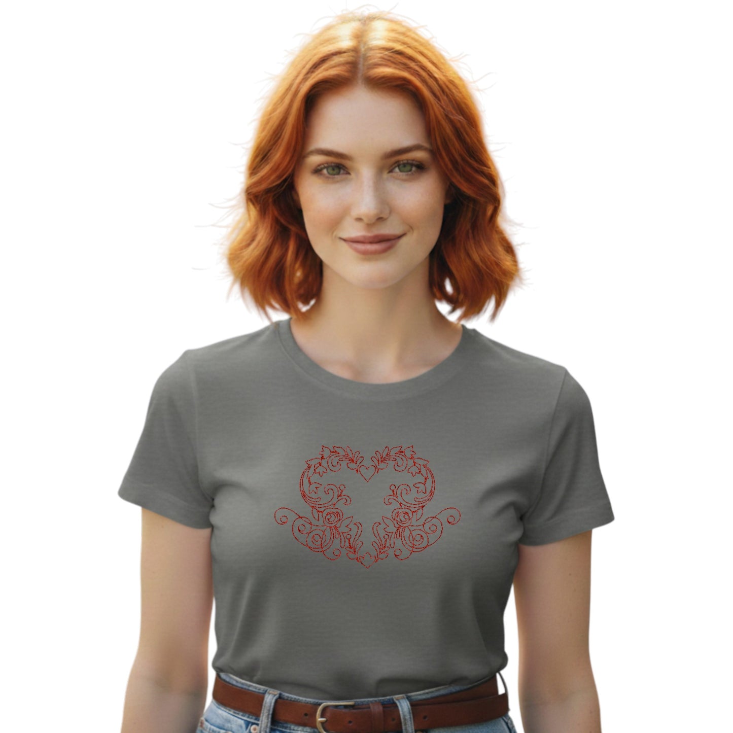 Floral Heart Tshirt