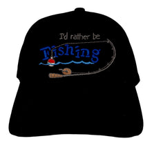 Load image into Gallery viewer, I&#39;d rather be fishing cap