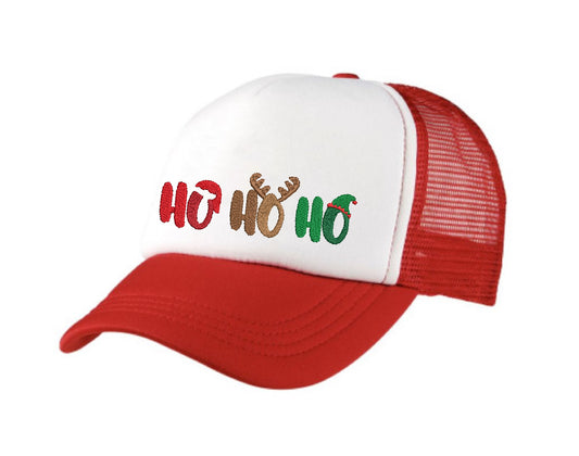 Ho Ho Ho Christmas Cap available in 3 colours