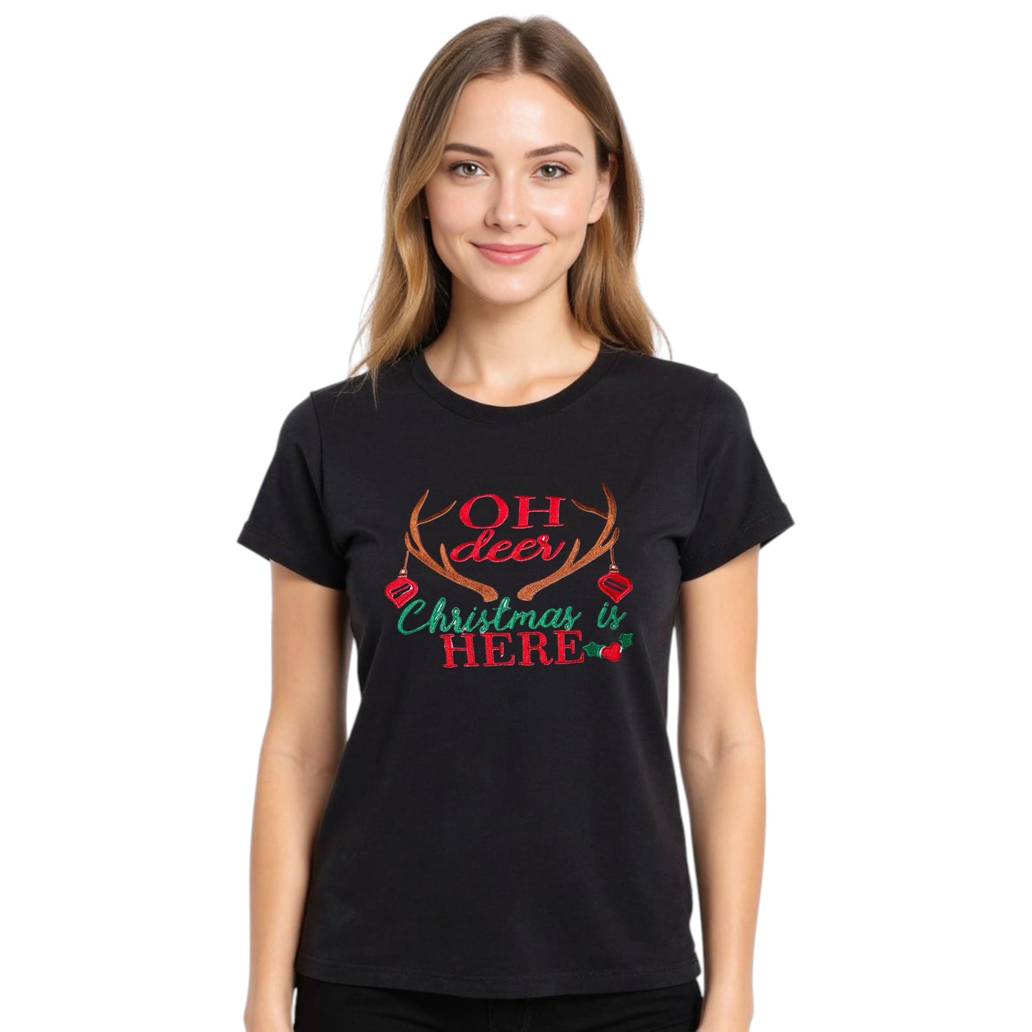 Oh Deer Christmas is Here Tee