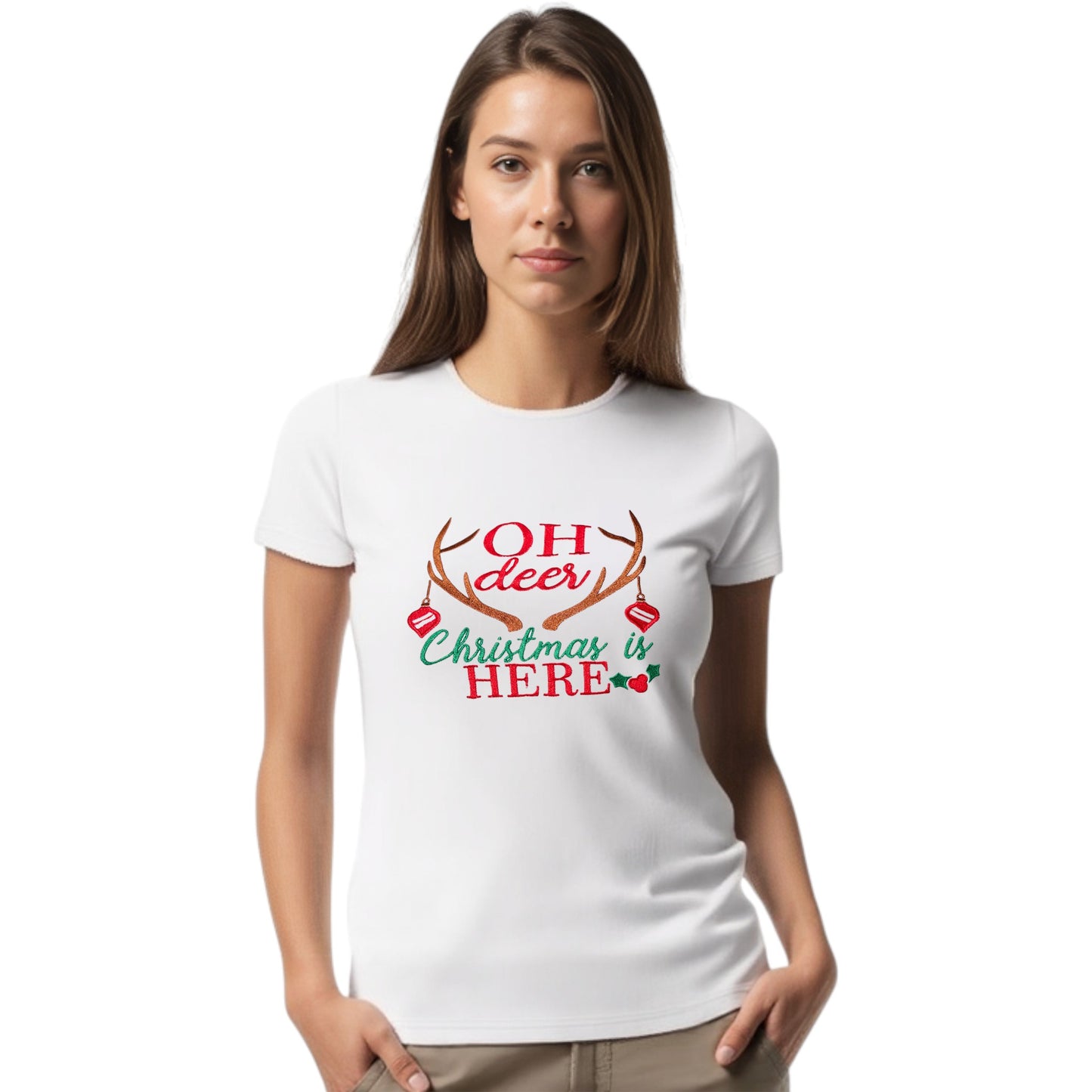 Oh Deer Christmas is Here Tee