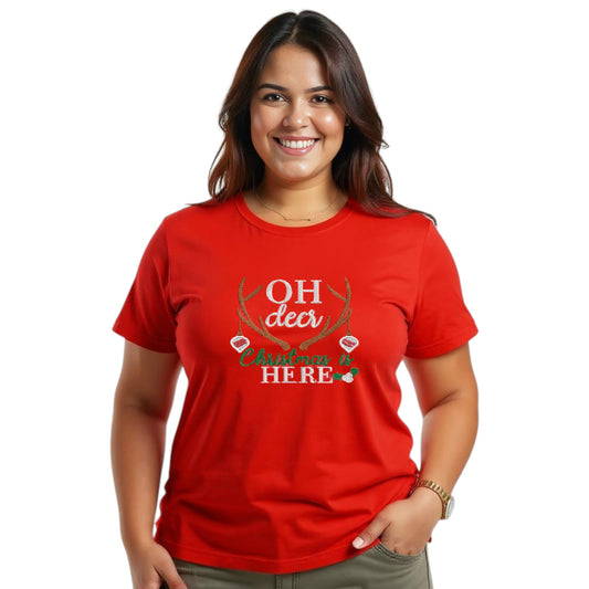 Oh Deer Christmas is Here Tee