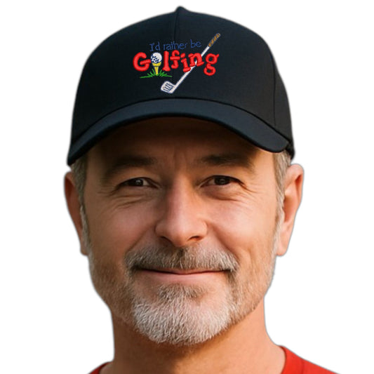 I'd Rather Be Golfing Hat
