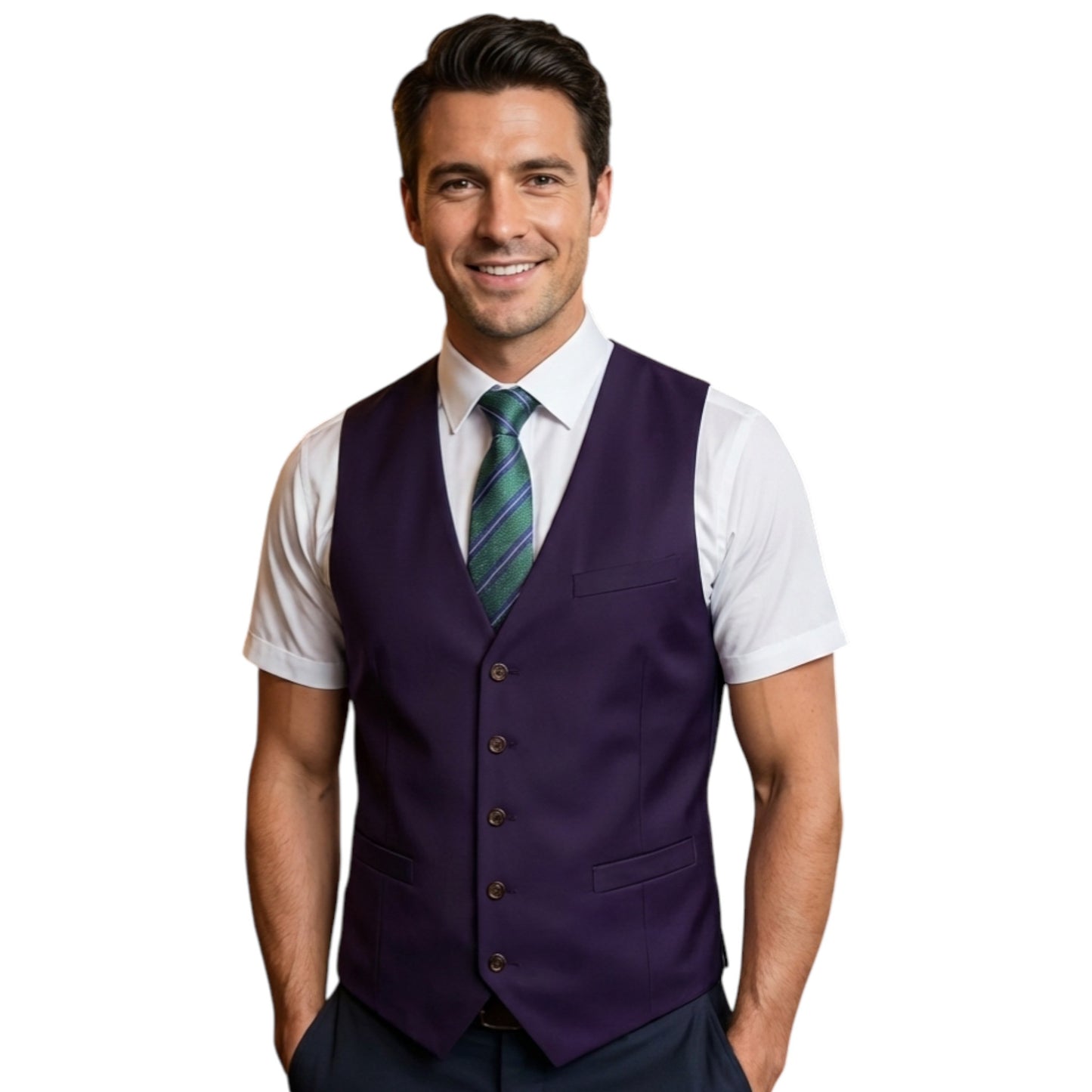 Fake Waistcoat and Tie Funny Tshirt
