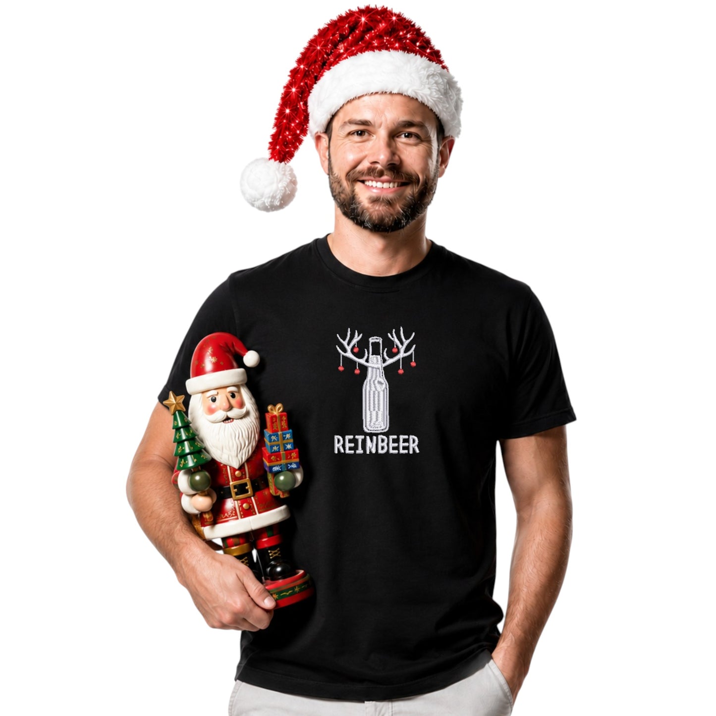 Reinbeer Funny festive Tshirt