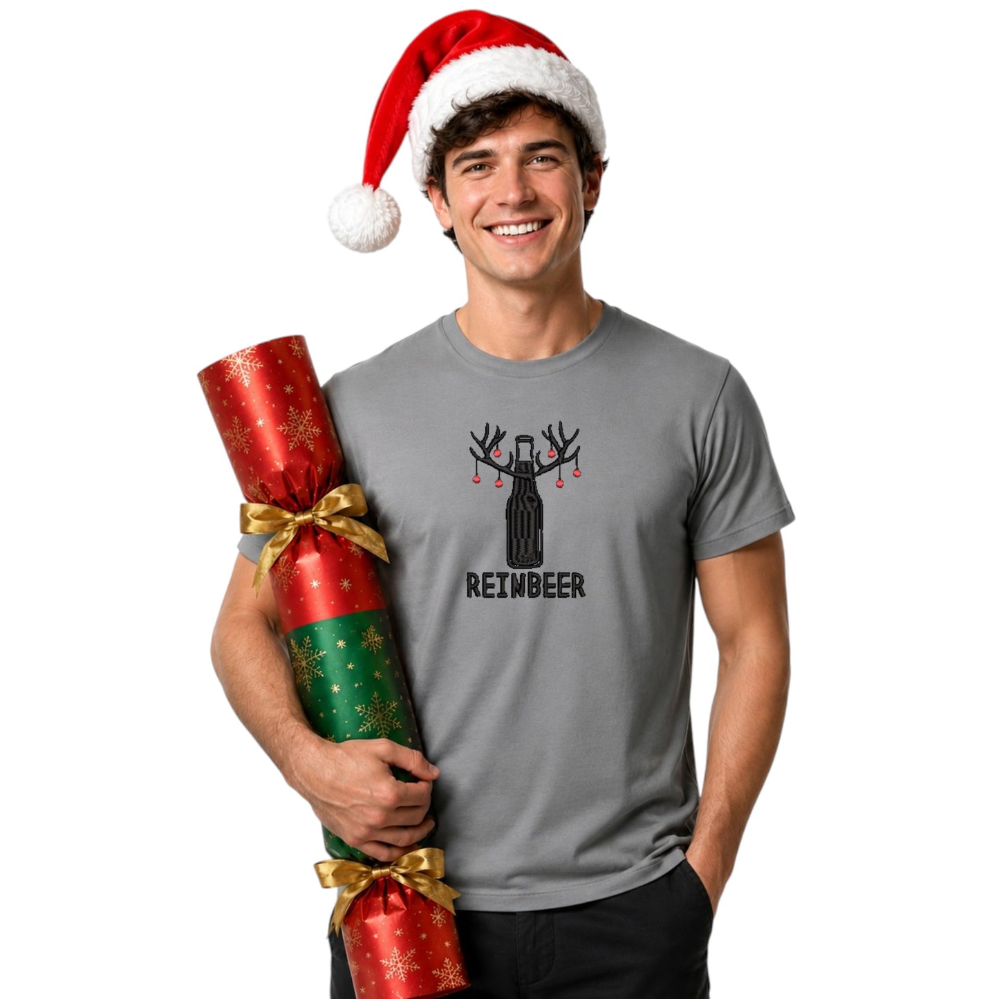 Reinbeer Funny festive Tshirt
