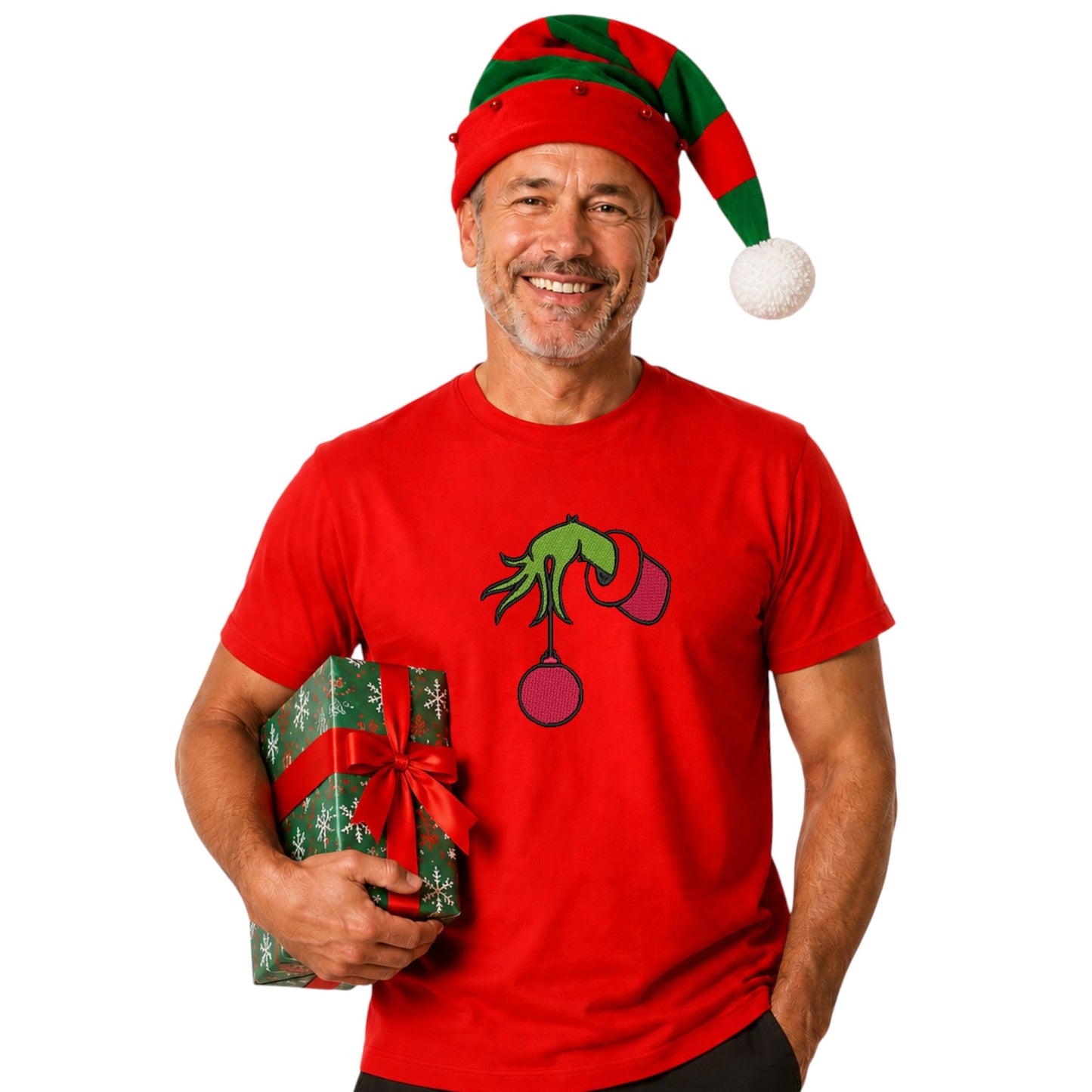 Grinchy Hand festive Tshirt