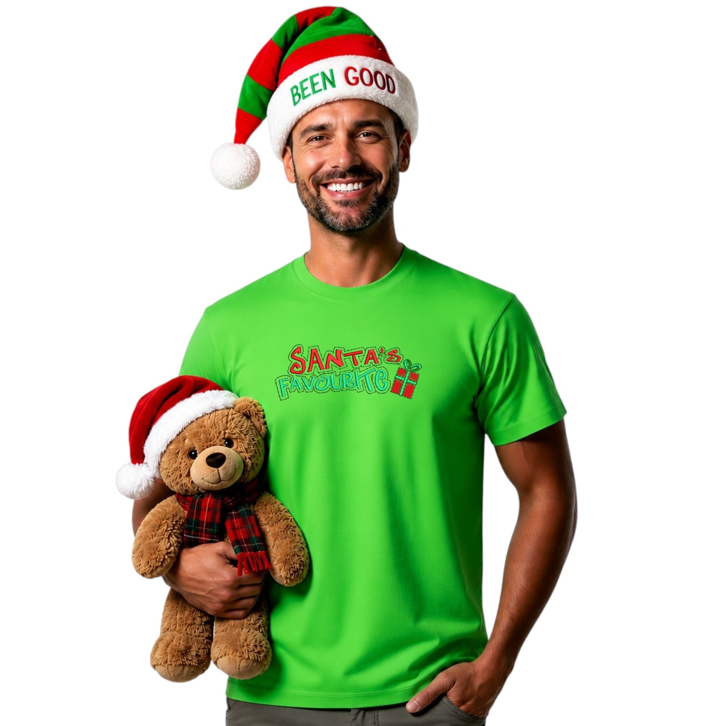 SANTA'S favourite funny festive Tshirt