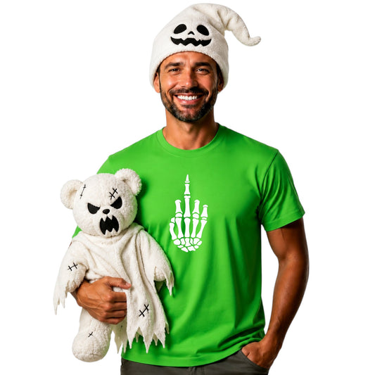 Skeleton Hand Funny Tshirt