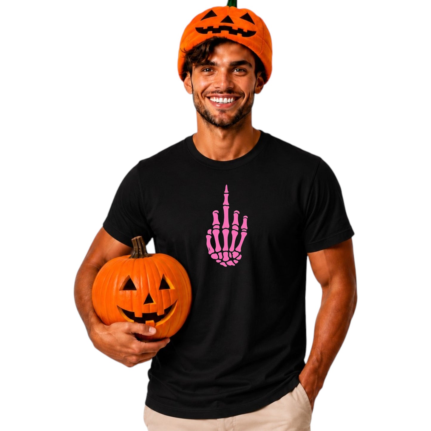 Skeleton Hand Funny Tshirt