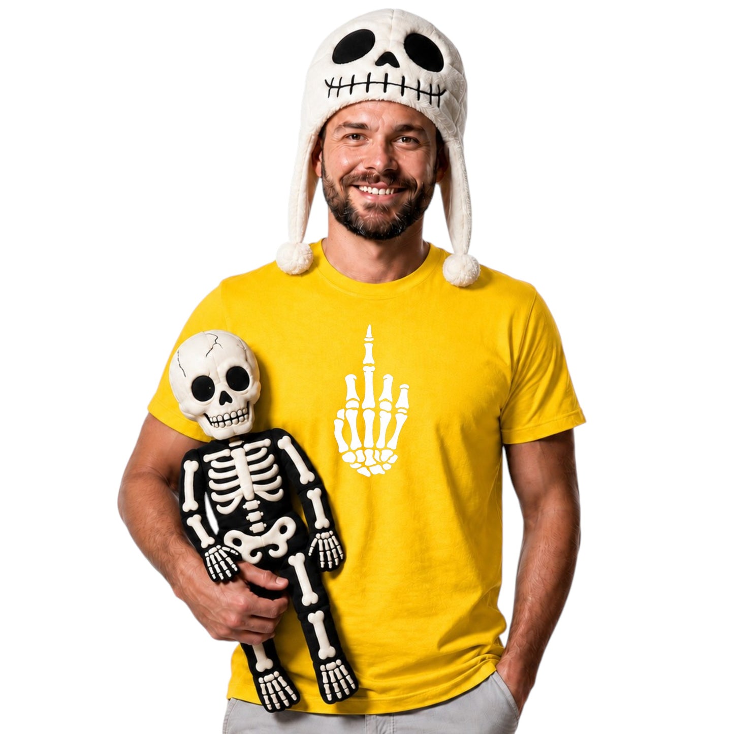 Skeleton Hand Funny Tshirt