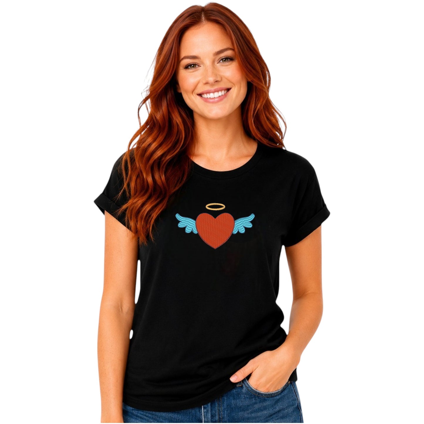 Angel Heart Tshirt Available in 5 Colours