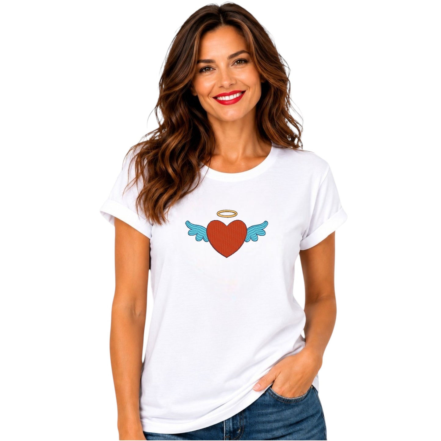 Angel Heart Tshirt Available in 5 Colours